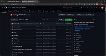 Multi-agent AI system source file on GitHub