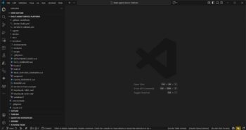 VS Code showing the contents of the project