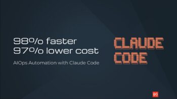 98% Faster & 97% lower cost: AIOps automation with Claude Code